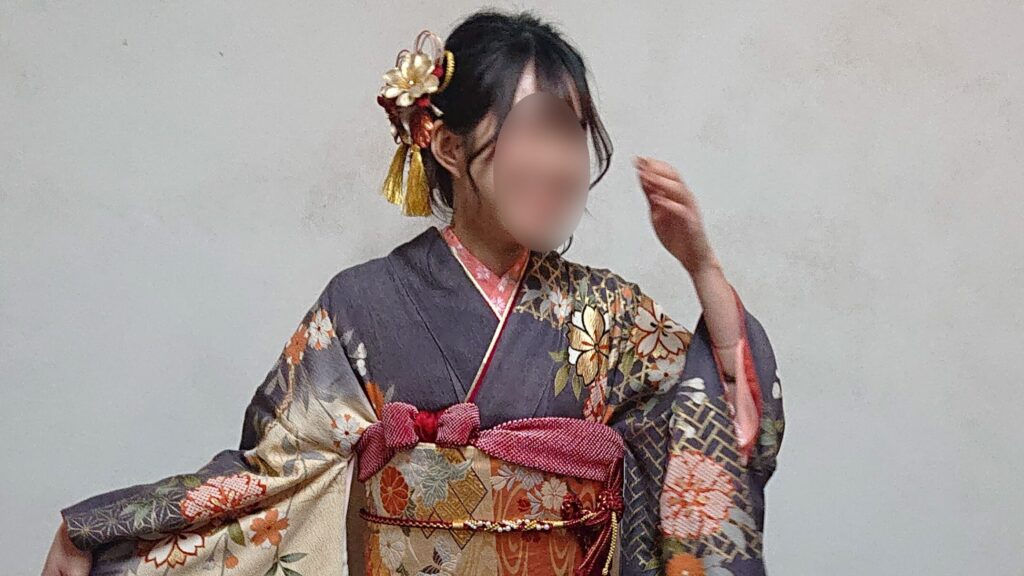 帯結びアレンジ 振袖