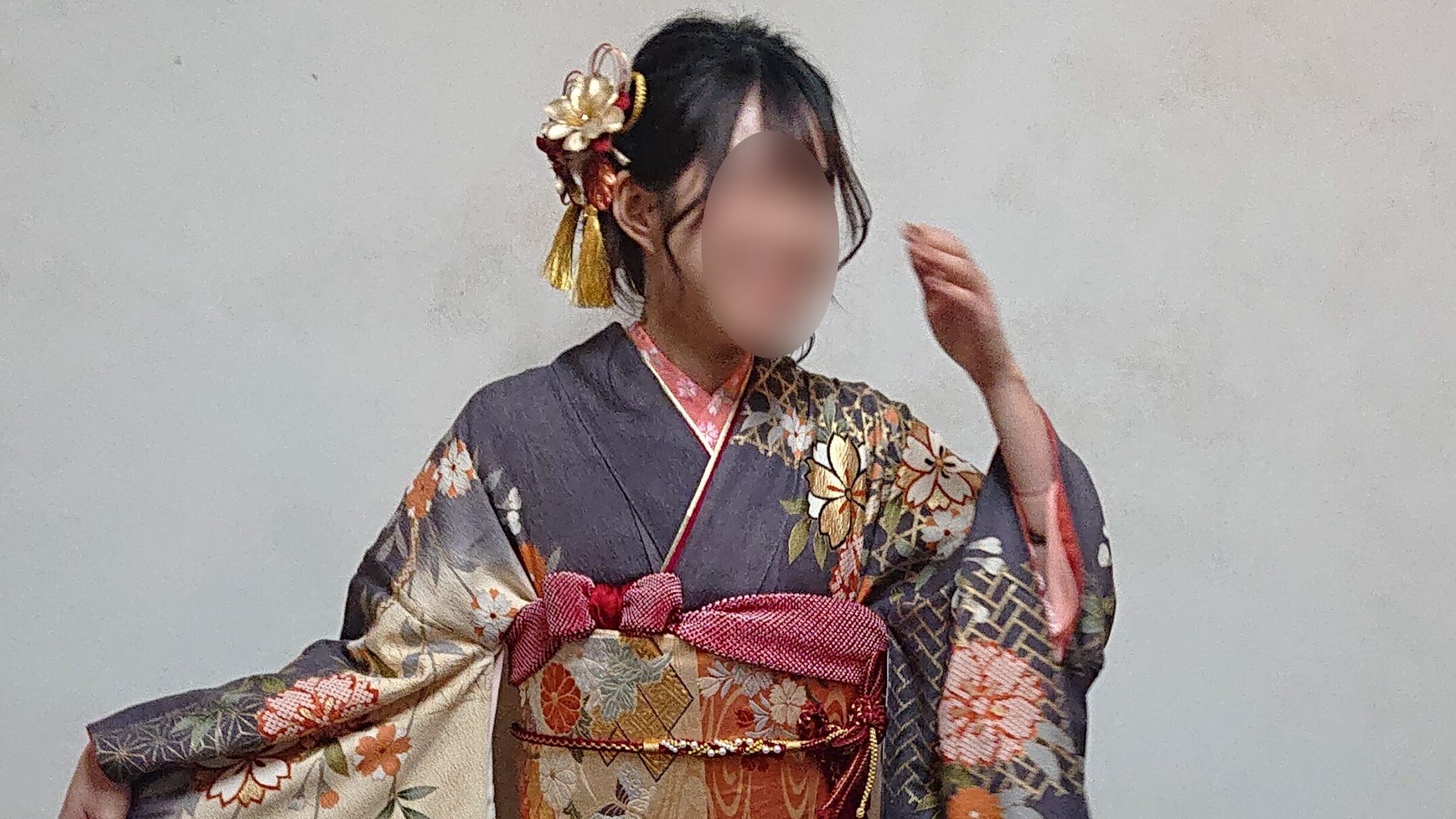 帯結びアレンジ 振袖