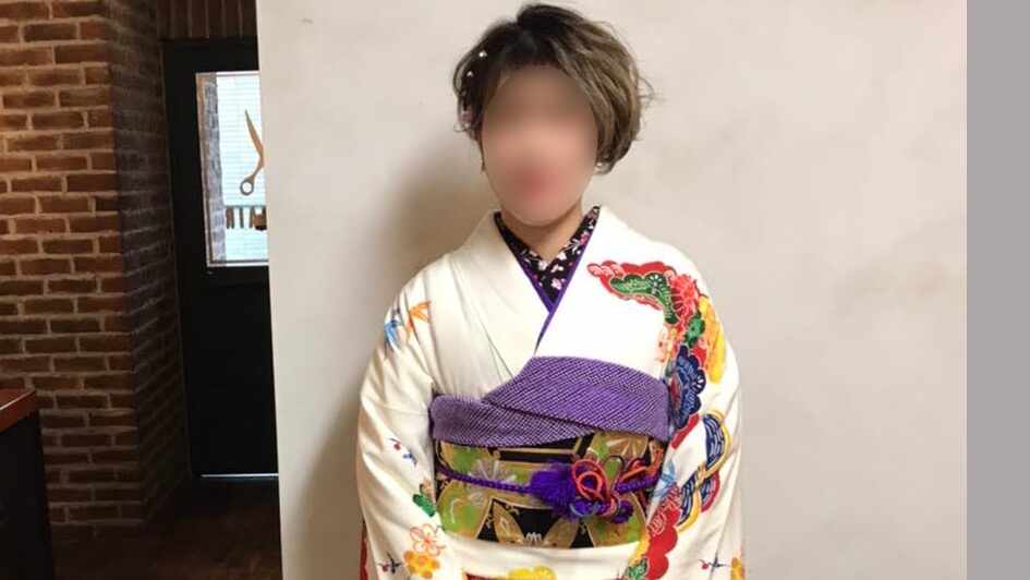 振袖着付け 華やかな帯結び